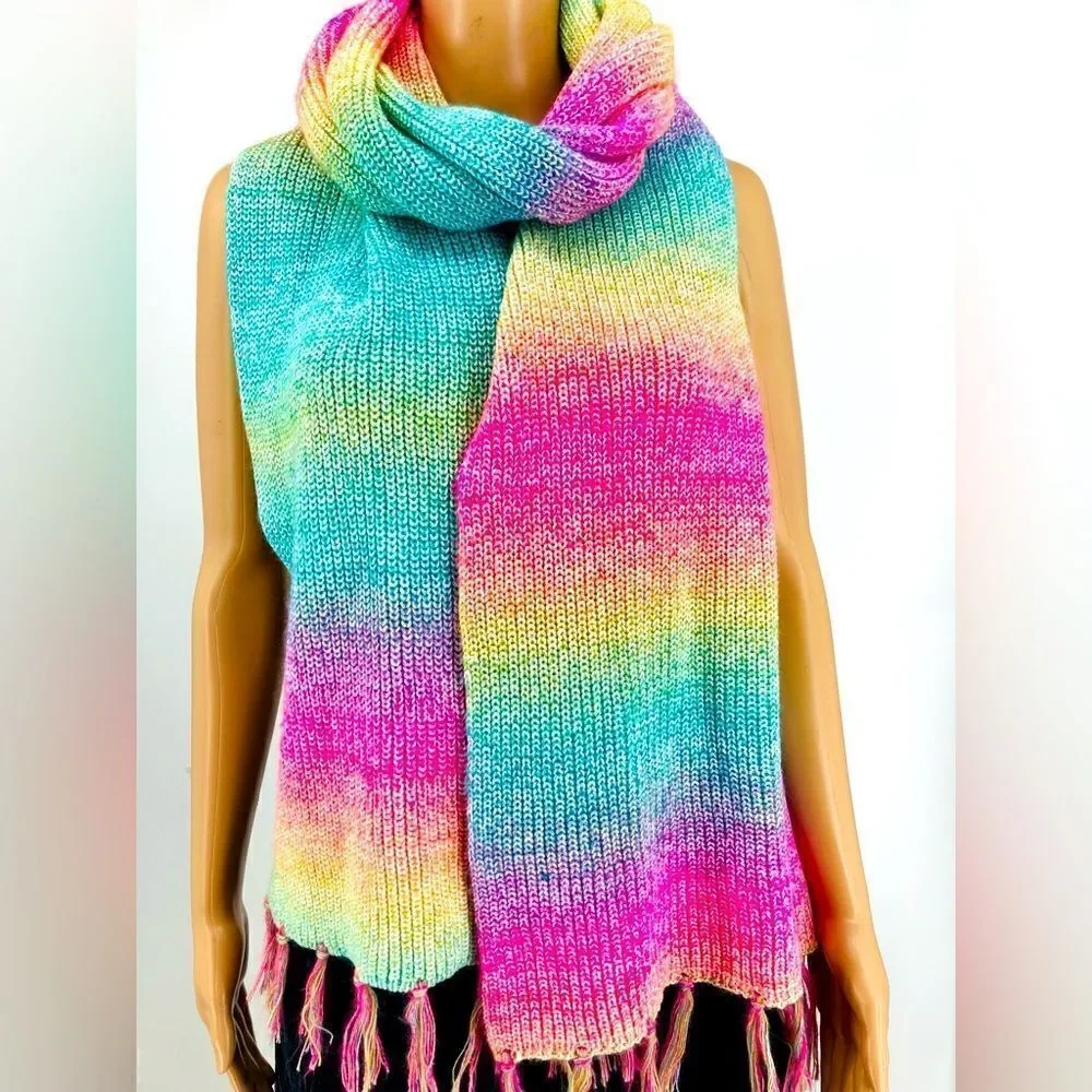 NWT Torrid Rainbow Brite Ombre Large Scarf